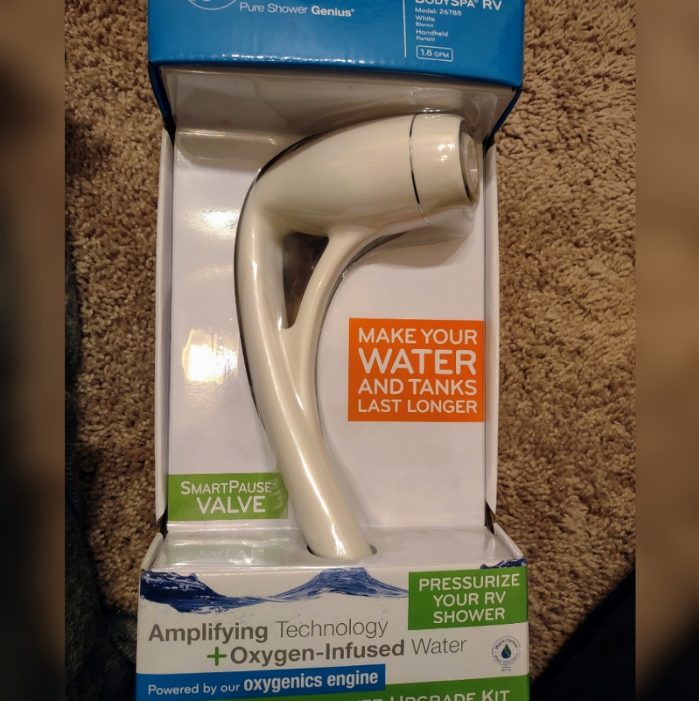 Oxygenics upgrade shower system for RV